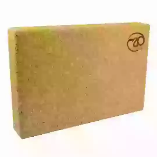 Fitness-Mad Cork Yoga Block